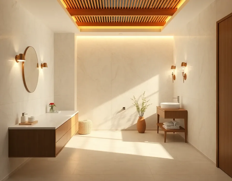 Bathroom makeover from an AI remodeling app
